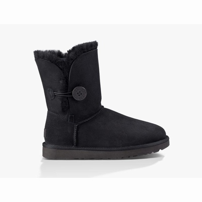 Botas UGG Bailey Button II Mulher Pretas | PT-JWPFA